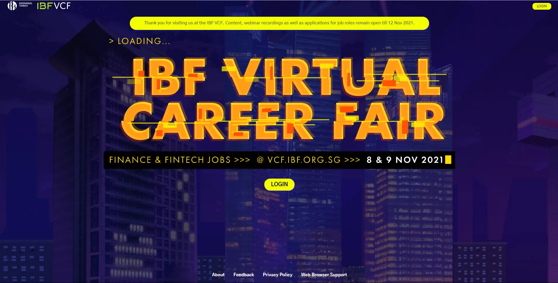 Institute of Banking and Finance Singapore Virtual Career Fair powered by SeeMeCV