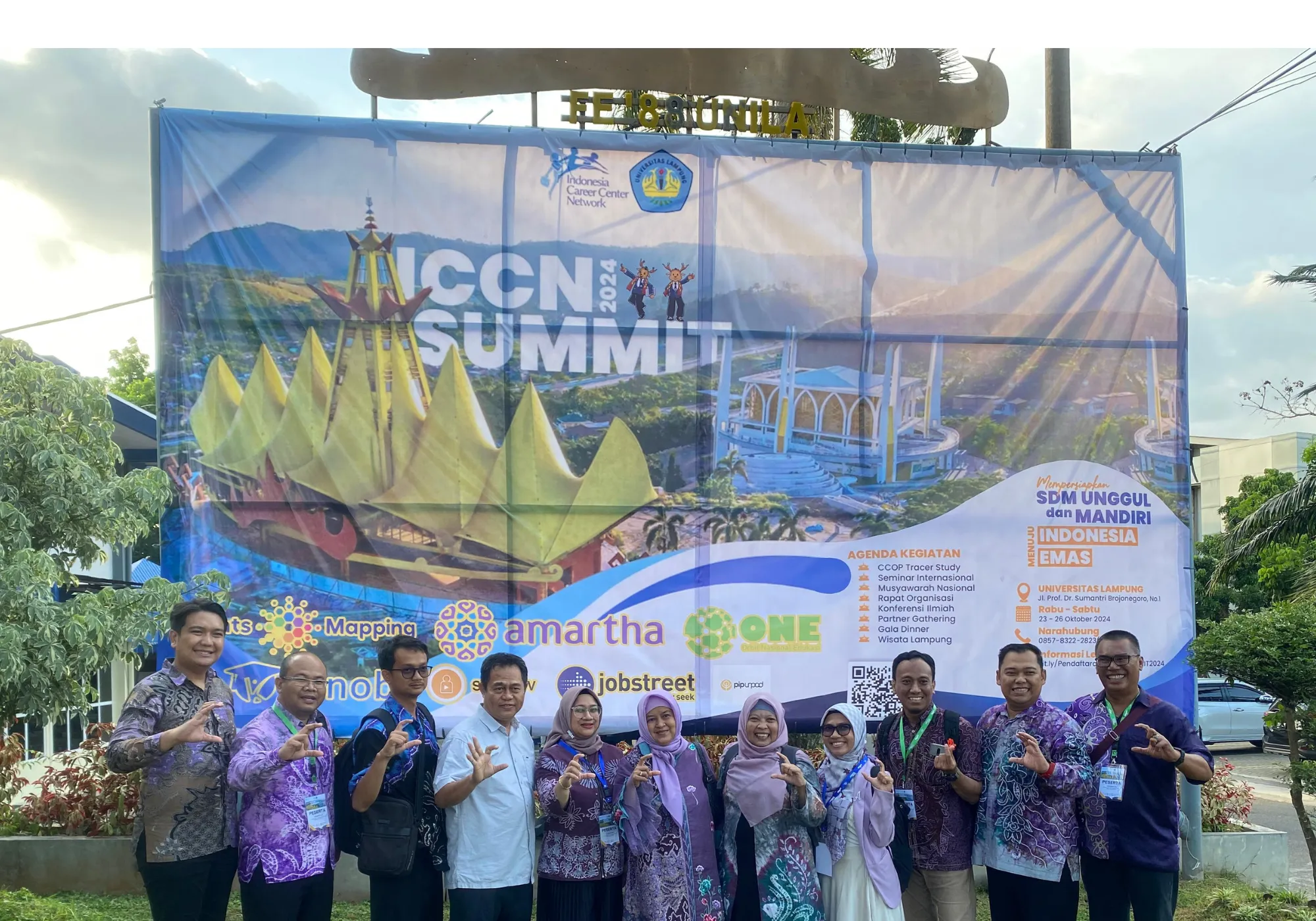 SeeMeCV at the ICCN Summit 2024, Universitas Lampung