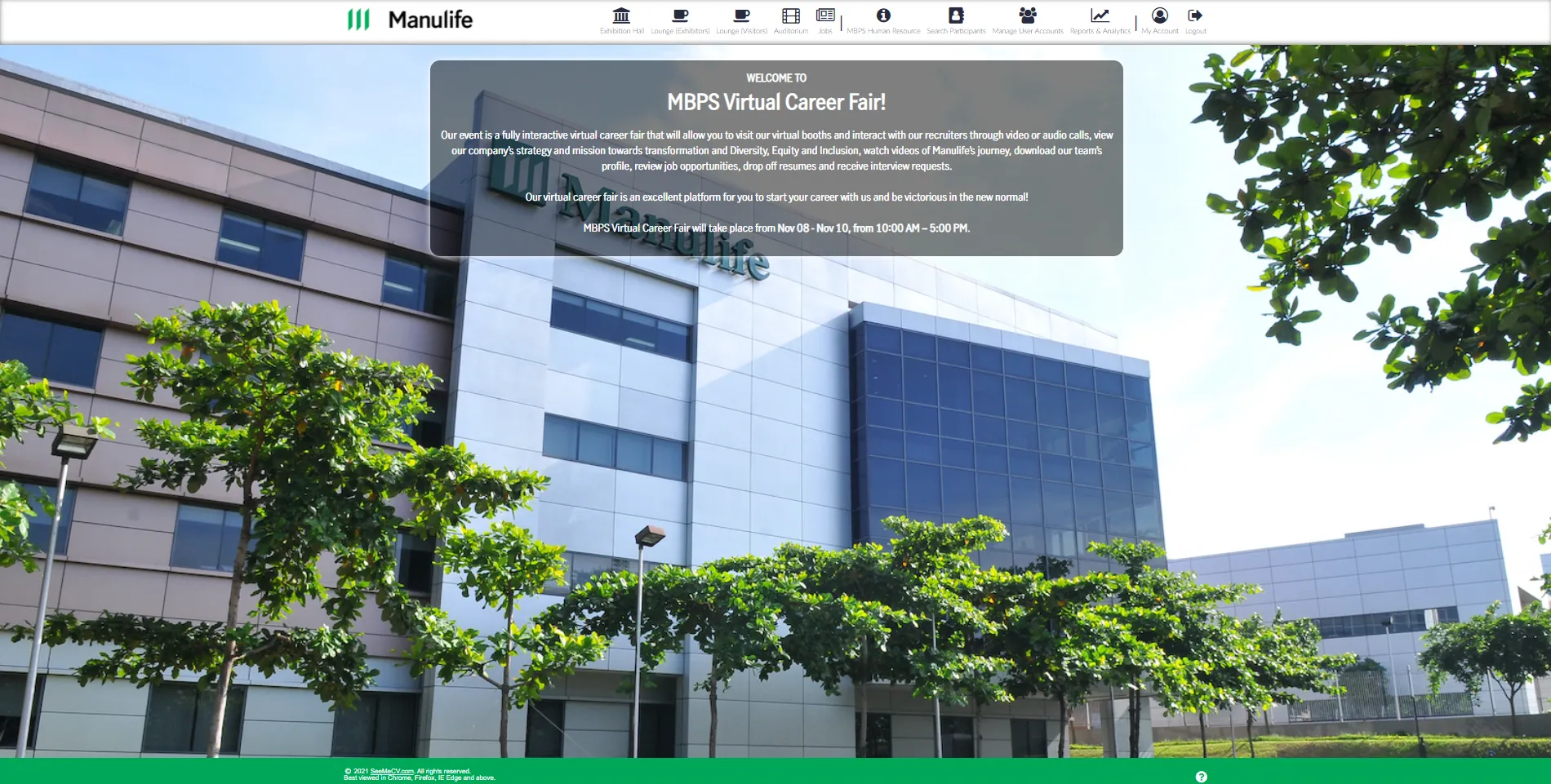 Manulife Philippines Virtual Career Fair powered by SeeMeSOL