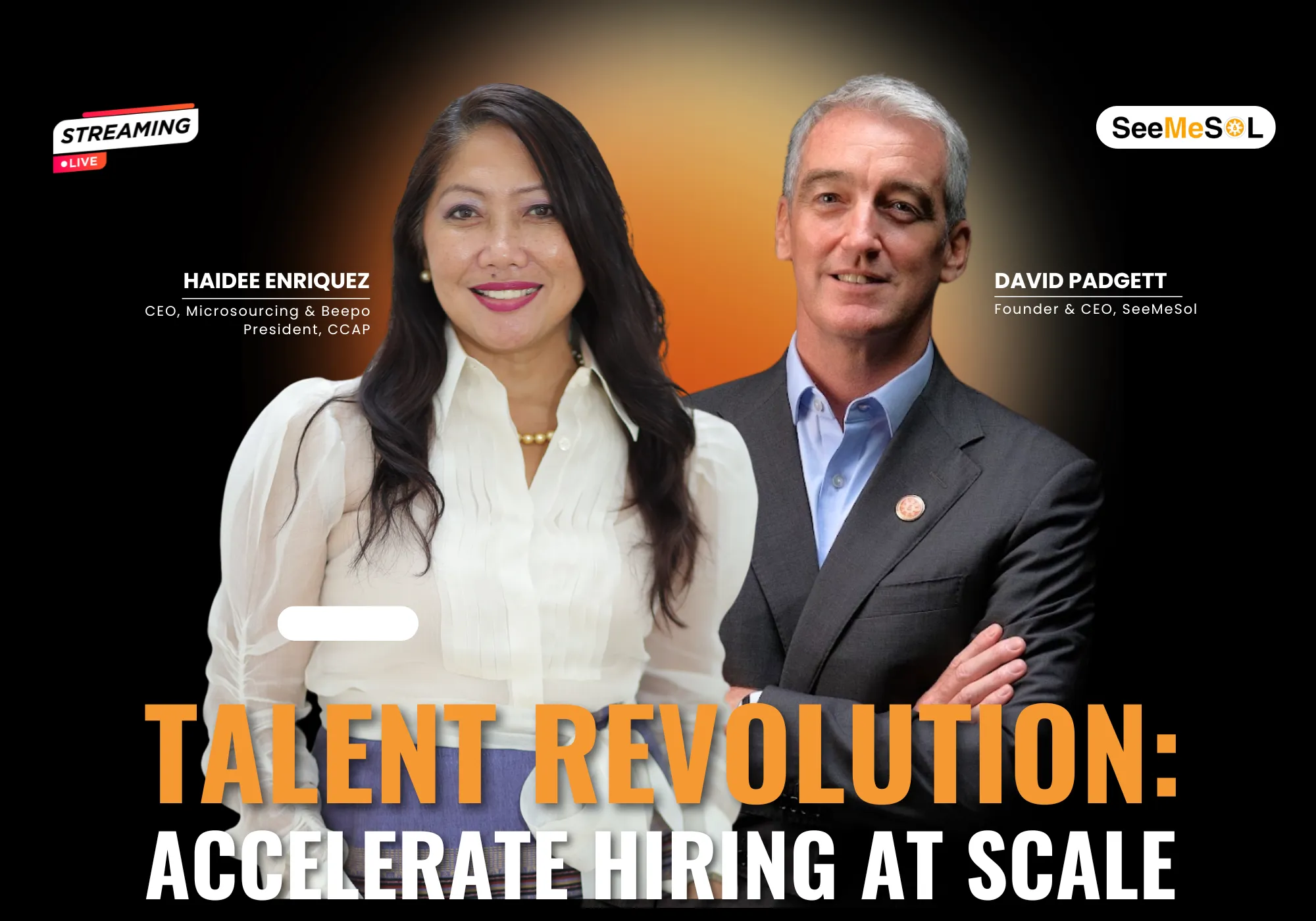 Philippine Talent Revolution — Virtual Fireside Chat with Haidee Enriquez and David Padgett