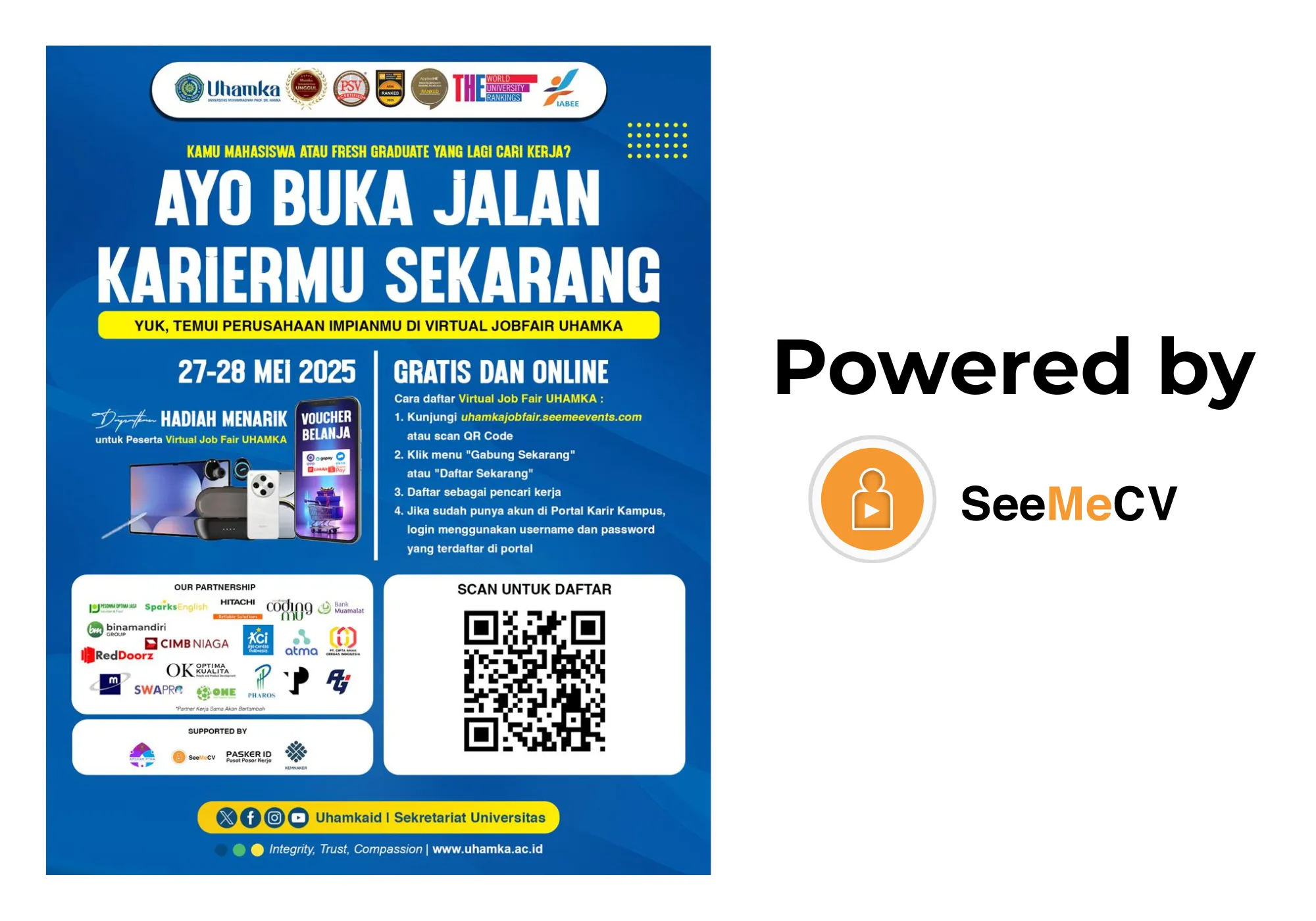UHAMKA Virtual Career Fair 2025 powered by SeeMeCV